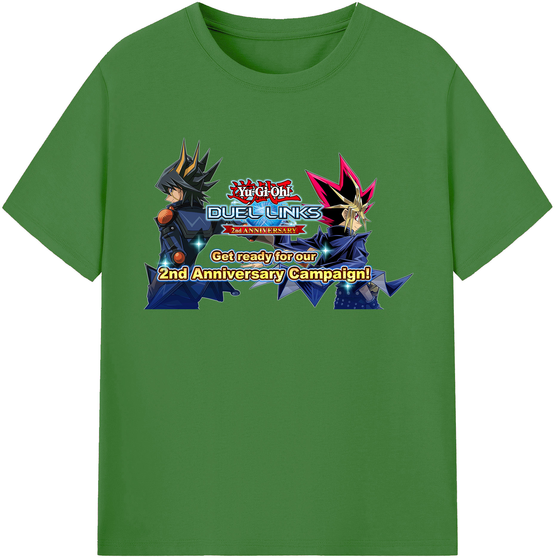 （画像用） 遊☆戯☆王 Yu-Gi-Oh! レディースカジュアルプリントTシャツ（綿100％）